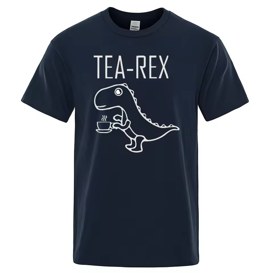 T And Tea Coffee - Mężczyźni Kobiety T-Shirty Tea Rex Funny