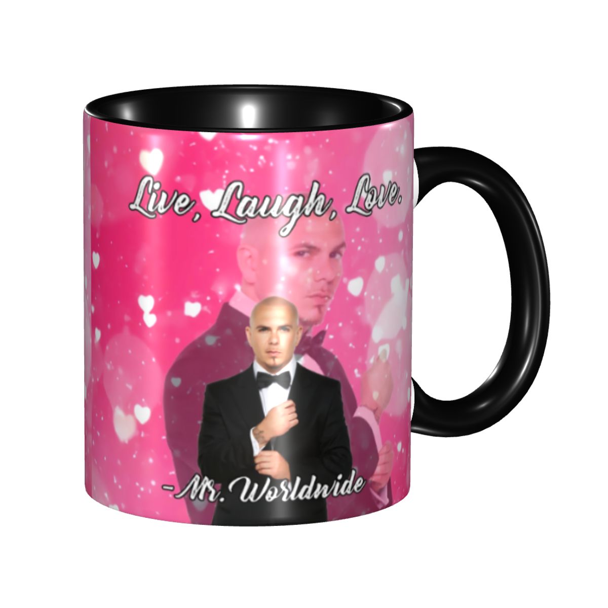Coffee Tea Love - Kubek Mr Worldwide Says To Live