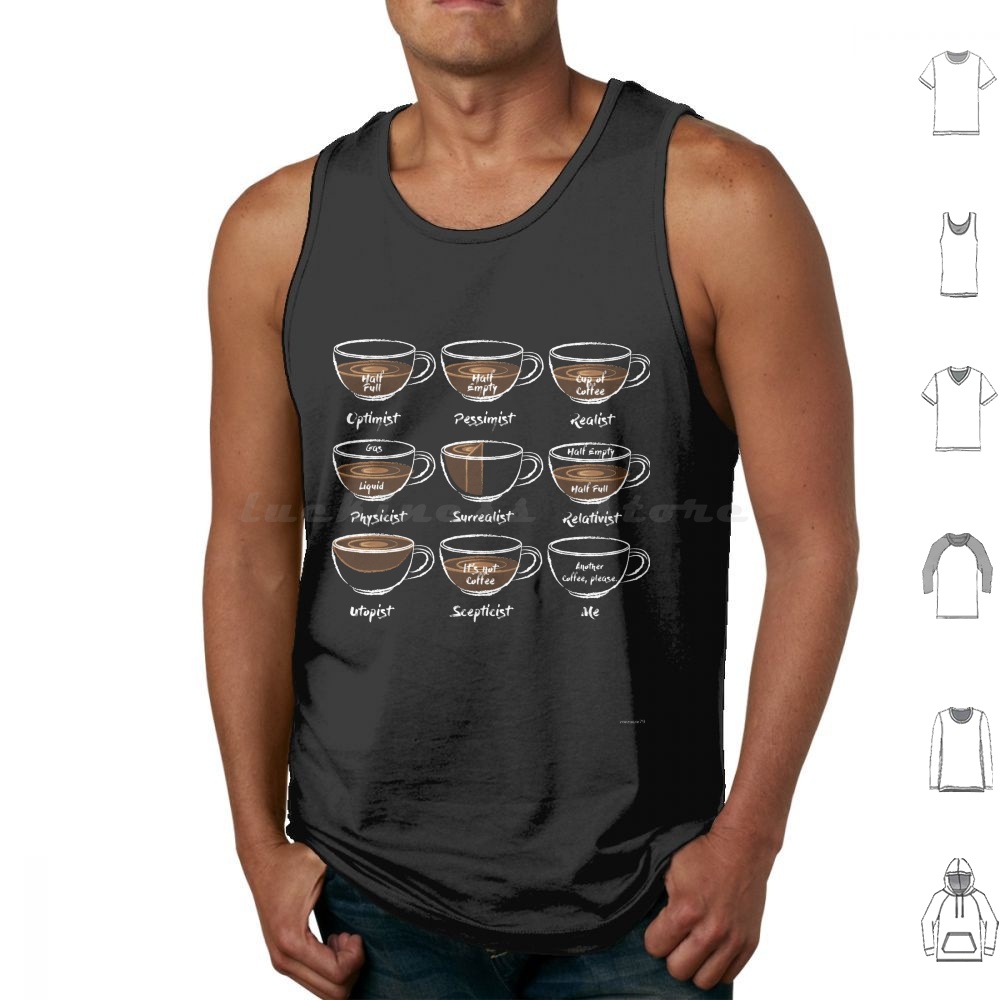 Coffee Tea Love - Koszulki bez rękawów z motywem kawy,