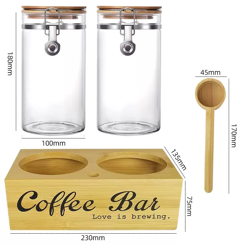 Coffee Tea Beans - Pojemniki na kawę 2 sztuki z