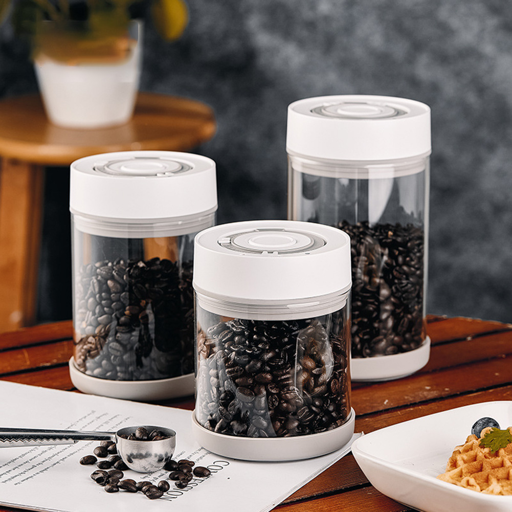 Coffee Tea Beans - Słoik na kawę ze szkła odpornego