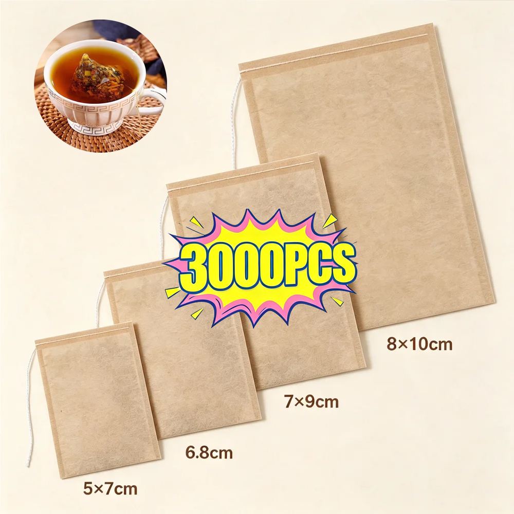 Coffee Tea Spices - 100/3000 szt. jednorazowych torebek filtrujących do