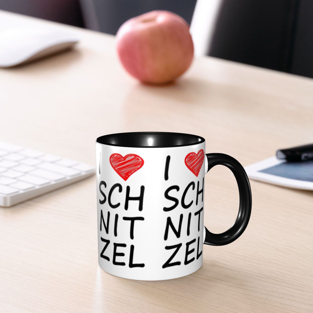 Coffee Tea Love - Kubek „Kocham Szniczela” – zabawny ceramiczny