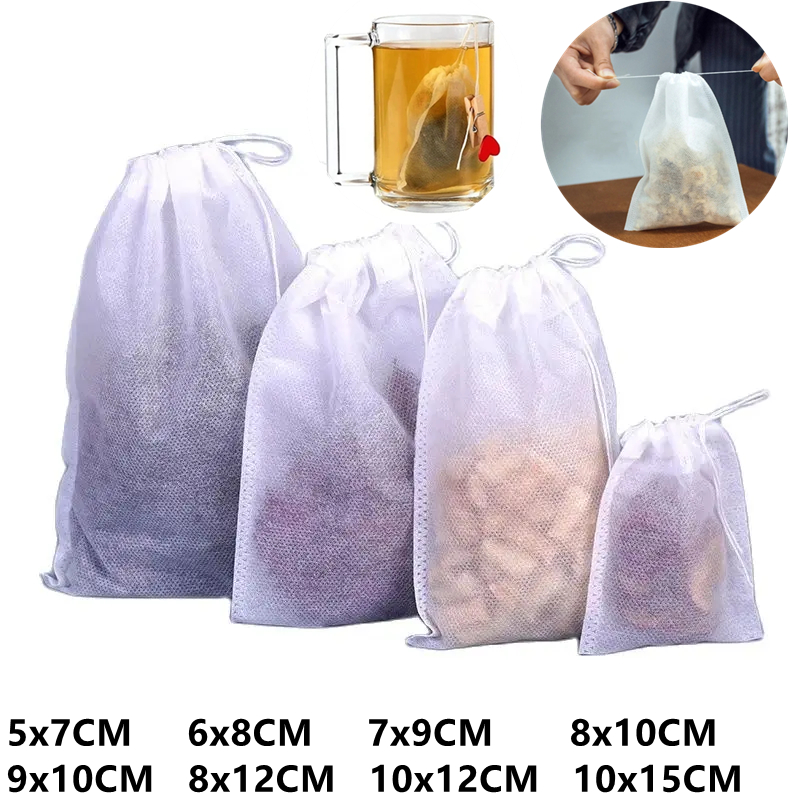 Coffee Tea Spices - Jednorazowe torebki na herbatę z włókniny