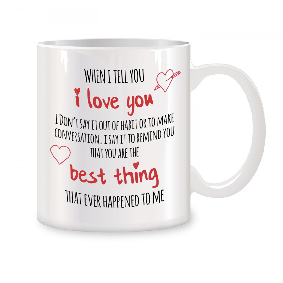 Coffee Tea Love - Kocham cię, jesteś najlepszą rzeczą kubki