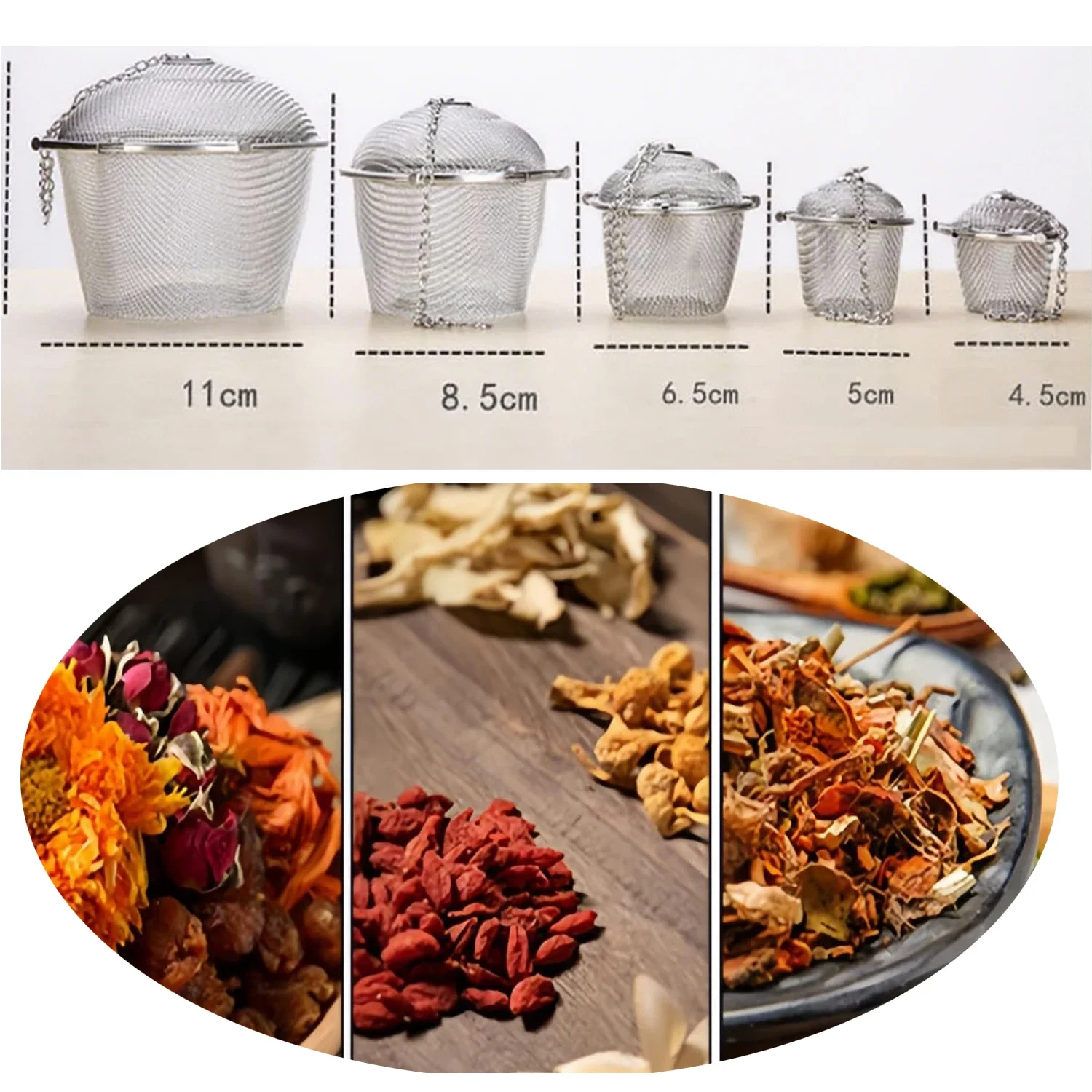 1-2 szt. Stalowy zaparzacz do  – Tea Strainer Mesh recenzja i cena