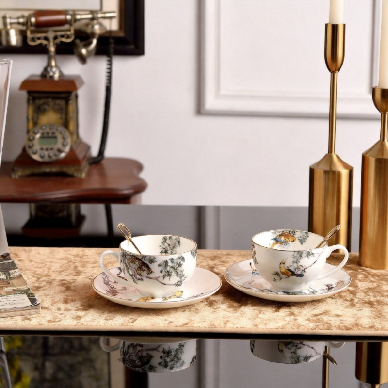 Retro Brytyjski Zestaw Filiżan – Coffee Tea Love recenzja i cena