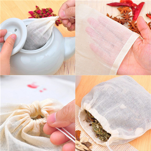 1pc/10 sztuk bawełniane torebk – Coffee Tea Spices recenzja i cena